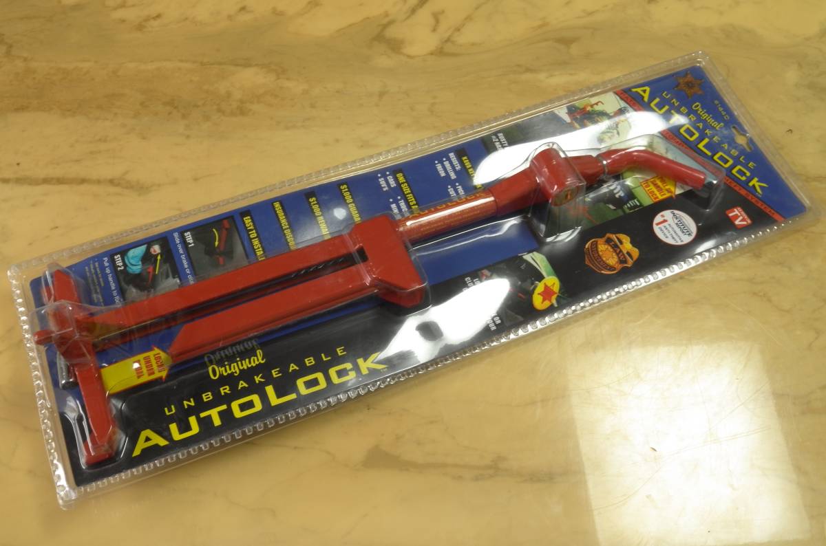 ブレーキペダルロック　セキュリティ　盗難防止グッズ　あなたの愛車を守ります！　新品未使用！