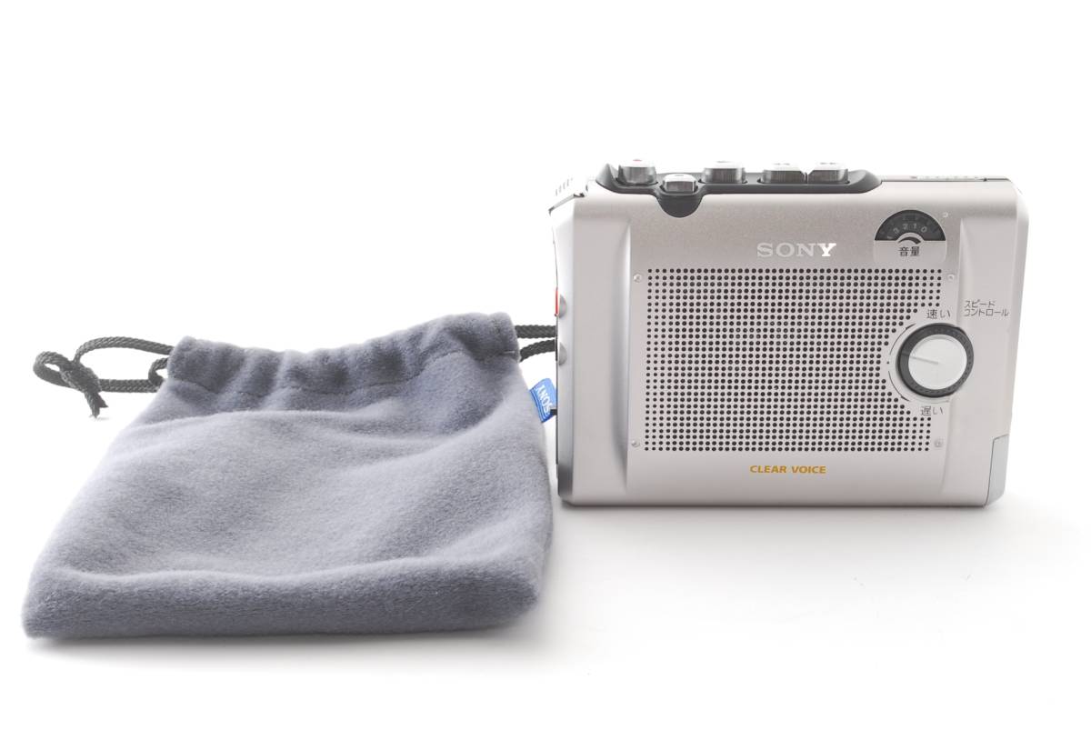 ★貴重品★ SONY TCM-450 薄型カセットレコーダー 録音/再生 スピードコントロール機能搭載 高音質 録音 動作品 人気