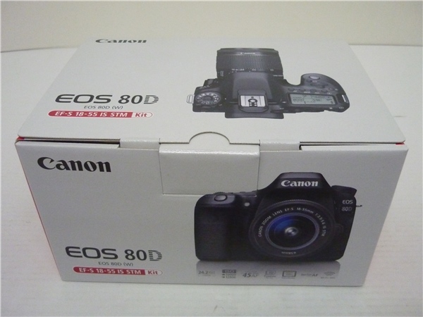 CANON キヤノン Canon EOS 80D EF-S18-55 IS STM レンズキット 未使用 