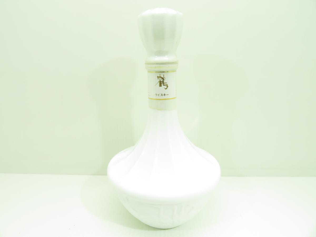 NIKKA WHISKY 鶴 白陶器ボトル NIKKA/ニッカ 鶴 白 陶器ボトル 1463g ウイスキー 750ml 43% 古酒 未開