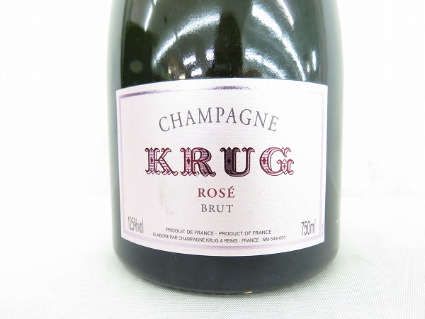 未開栓】KRUG クリュッグ ROSE BRUT ロゼ ブリュット シャンパン 750ml