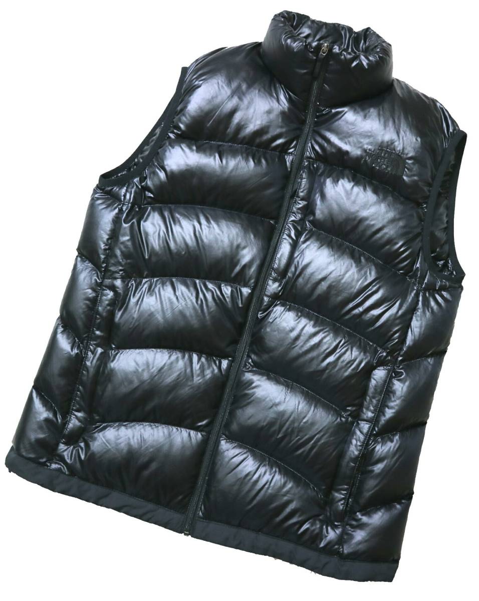 美品/暖か！◆ノースフェイス アコンカグア ダウンベスト 光電子ダウン◆Lサイズ 品番ND91315