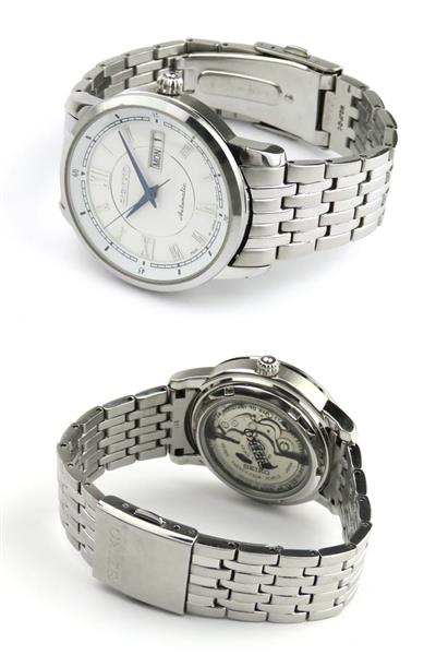 セイコー プレサージュメカニカル 腕時計 4R36-00Y0 自動巻き 白文字盤 中古