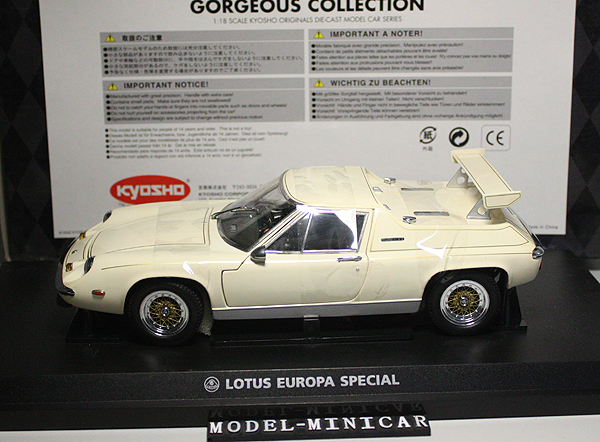 Lotus Europa - Special White EUROPA 京商 com: The Circuit KYOSHO