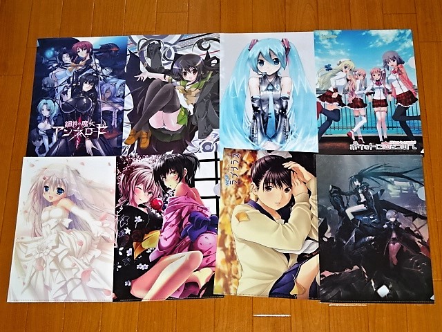 大量 まとめ アニメ コミック ゲーム クリアファイル A4サイズ 100枚以上セット ⑬ ★