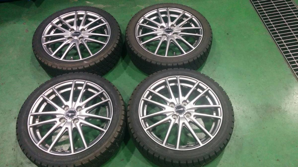 コペンに使用！バリ山　美品　165/50R16 2013年　5J ＋45　軽自動車　ムーブカスタムにも