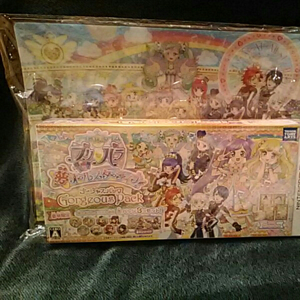 新品　ニンテンドー 3DS 初回限定 アイドルタイムプリパラ 夢オールスターライブ！ゴージャスパック 限定特典クリアファイル ドリトモチケ