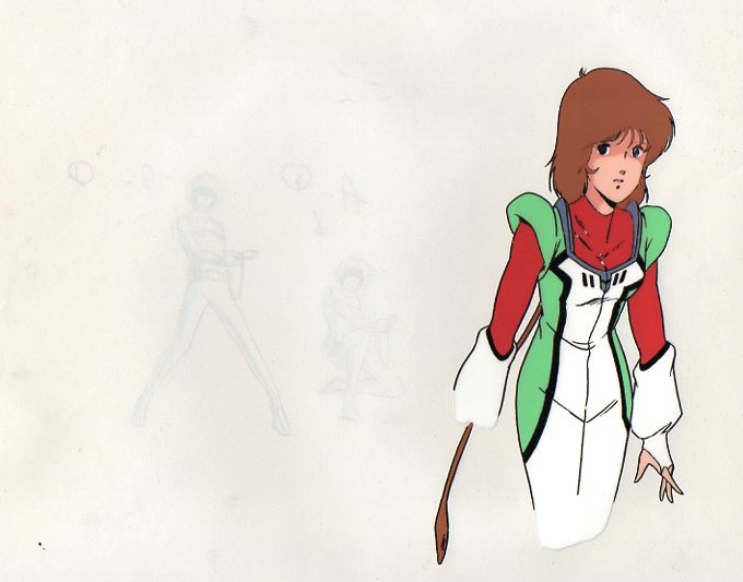 ☆超時空世紀オーガス・セル画セット・美樹本晴彦・佐々木るん