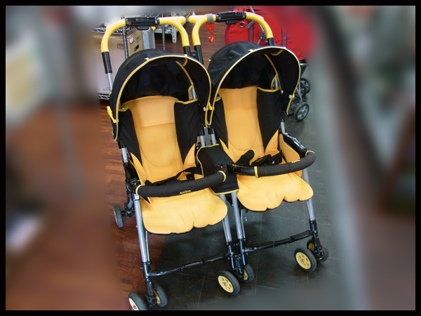 ◇アップリカ◇双子ベビーカー ネルッコベッドツインズ サーモ 