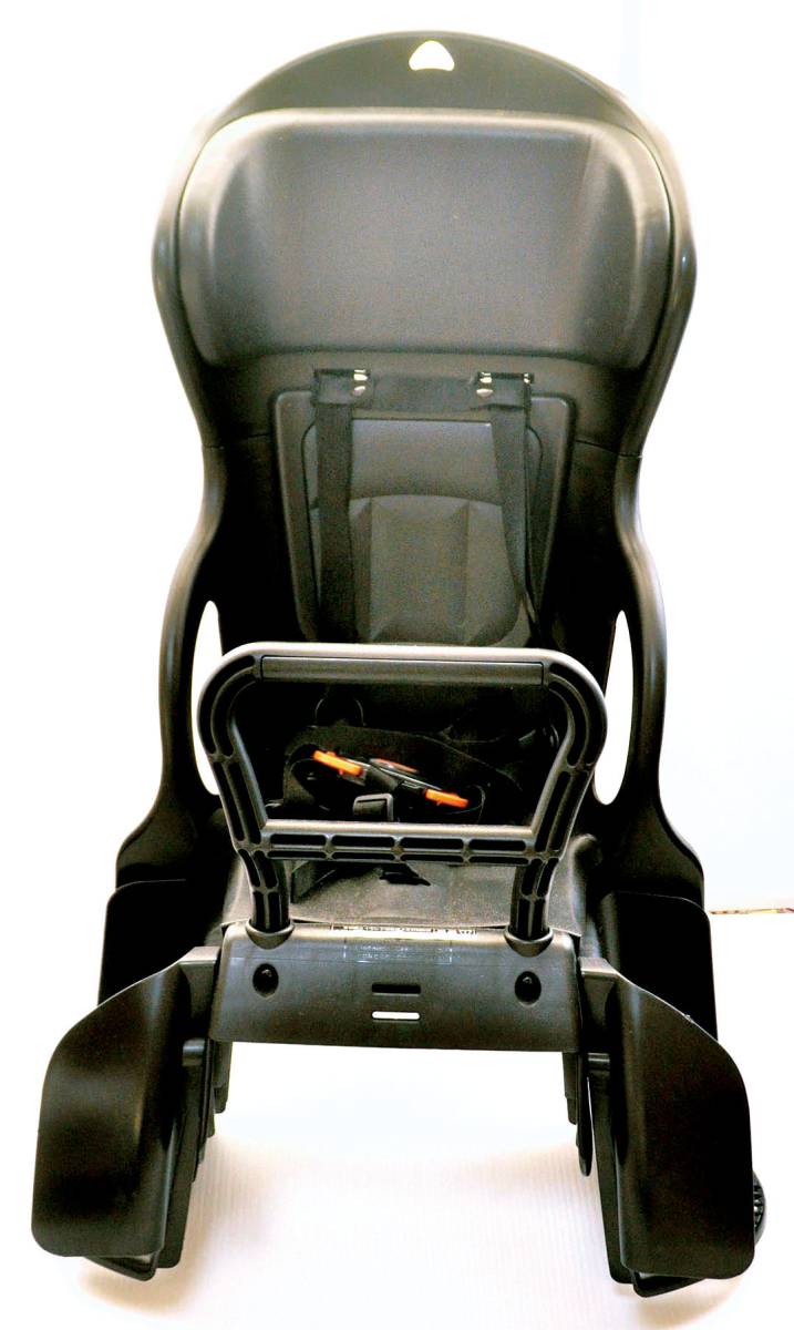 美品　ヘッドレスト付きの後用サイクルチャイルドシート OGK