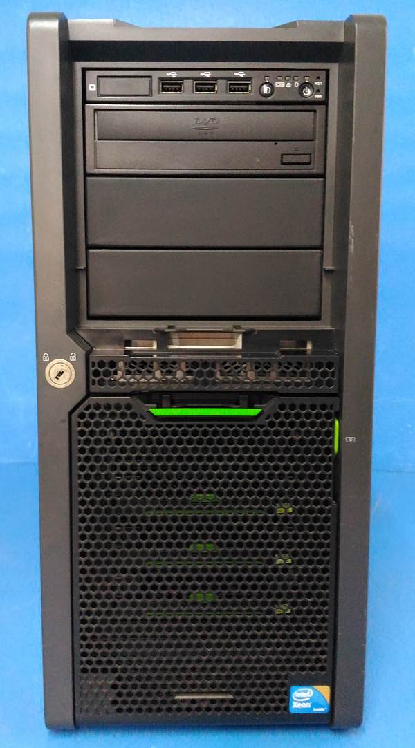 M62富士通PRIMERGY TX150 S7サーバータワー型パソコン通電確認済