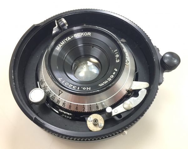 1円~MAMIYA-SEKOR 1:6.3 f=65mm マミヤレンズ 中古動作品