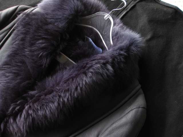 パオラ フラーニ PAOLA FRANI 最高級モデル☆表革ムートンコート　40サイズ　