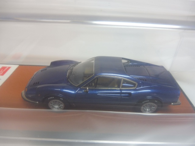 アイドロン　絶版　Dino 246GT Type-E フレアードフェンダー　メタリックダークブルー　中古品