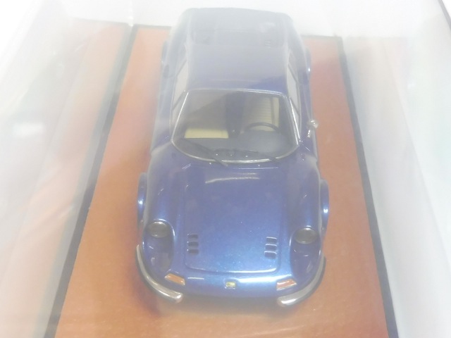 アイドロン　絶版　Dino 246GT Type-E フレアードフェンダー　メタリックダークブルー　中古品