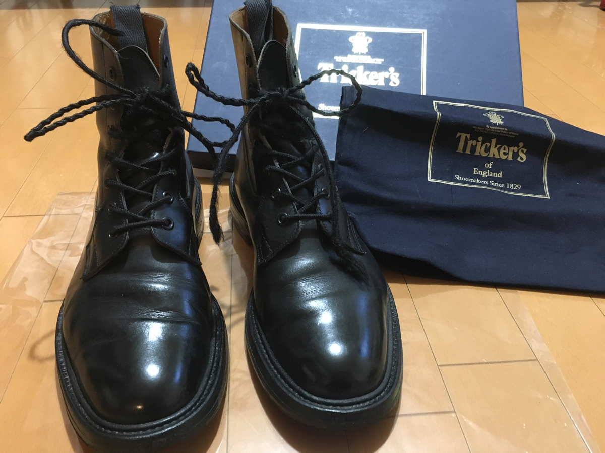 激安一円 最落なし Tricker's トリッカーズ 英国製 ブーツ 付属品あり 28cm相当 ロンドン ジャーミンストリート購入