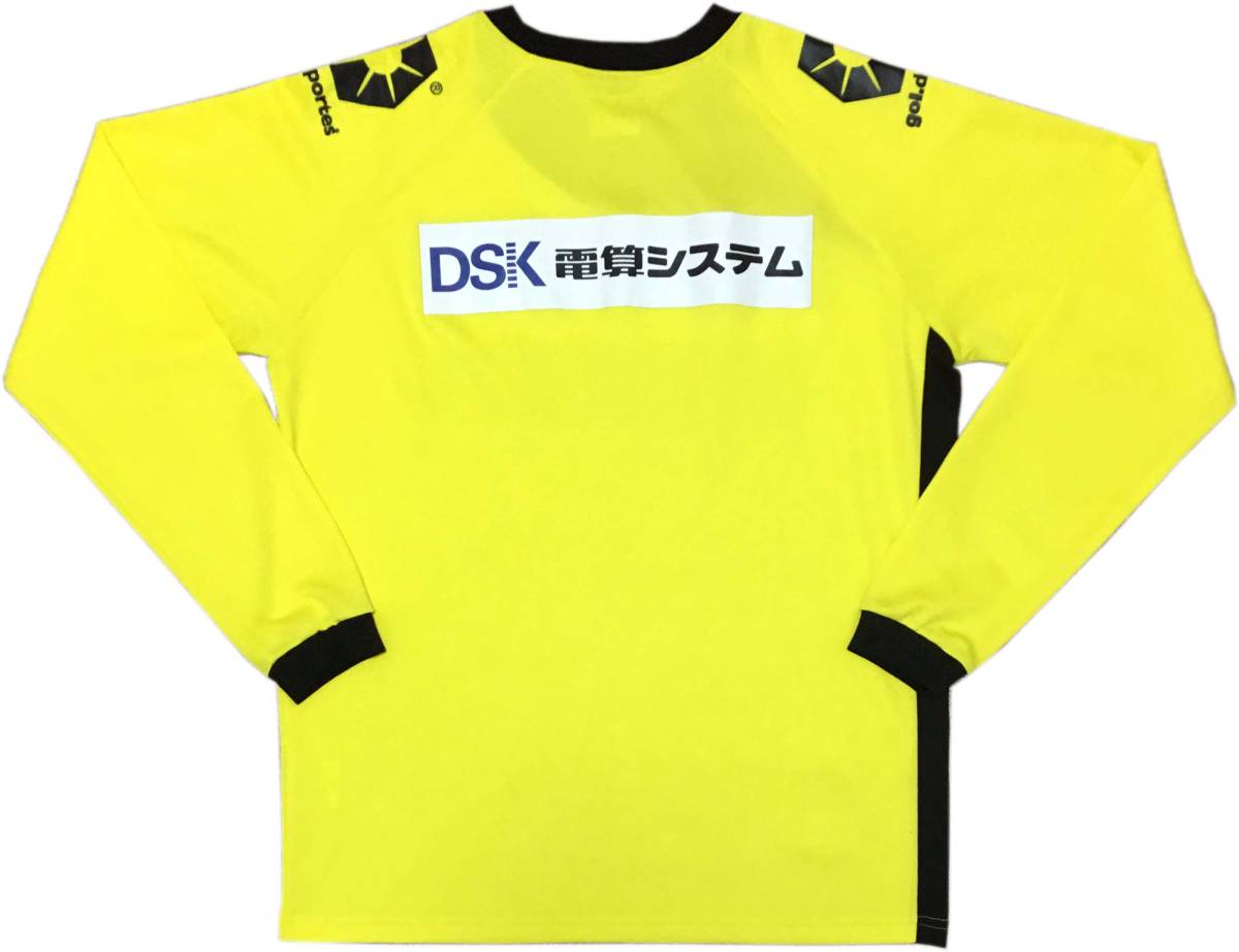 □中古□gol ゴル□FC岐阜□トレーニングシャツ⑤□長袖□イエロー