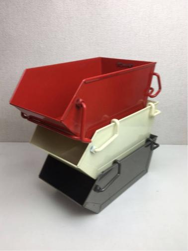 mercury マーキュリー スタッキングボックス スチール製 積み上げてもよし、並べても！ 3個まとめて♪ USED アメリカ雑貨