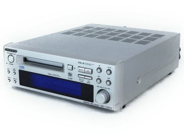 中古 ONKYO オンキョー MD-105FX(S) MDデッキ シルバー N2806051