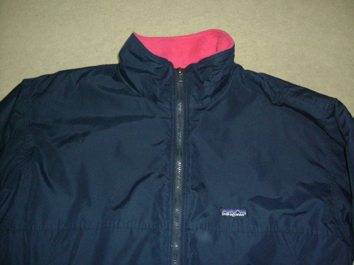 パタゴニア/PATAGONIA/USA製 ナイロン・フリース・ジャケット 暖かい 