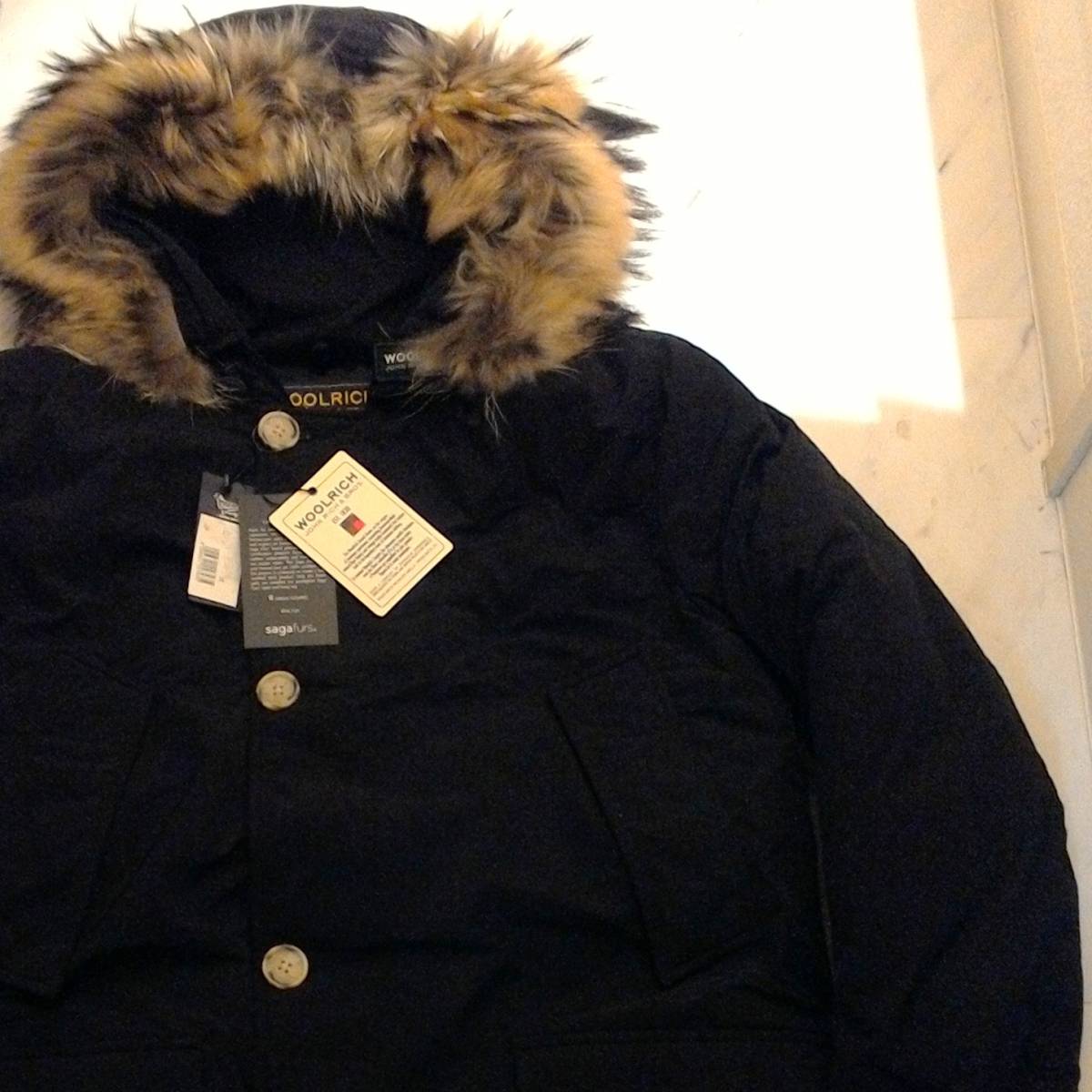 [新品未使用] 定価10万円 WoolRich ウールリッチ アークティック パーカー ARCTIC PARKA 黒 サイズS
