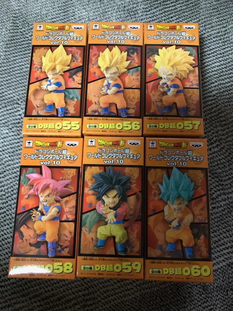 ☆ドラゴンボール超ワールドコレクタブルフィギュアvol．10 全6