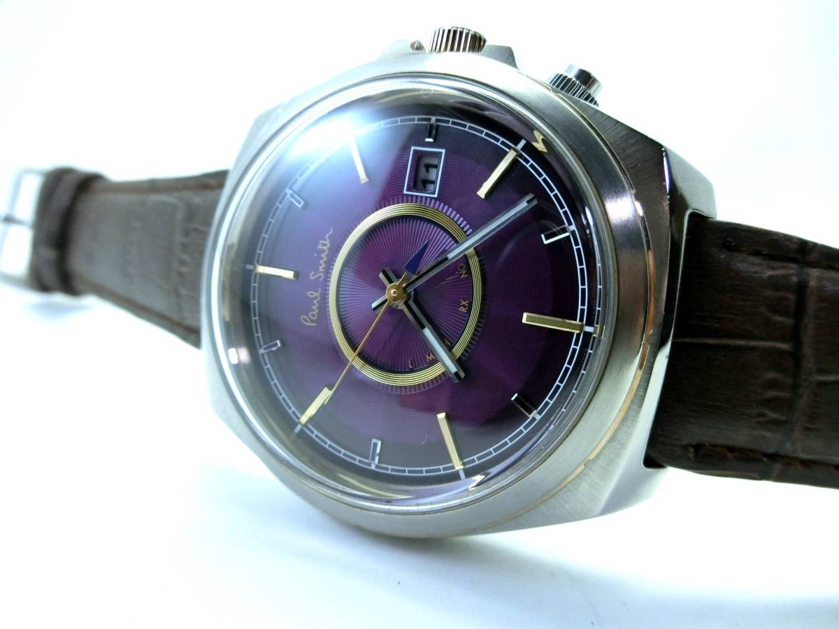 お勧め！美品6万！ポール スミス 腕時計電波ソーラー paul smith　ビジネススーツに！