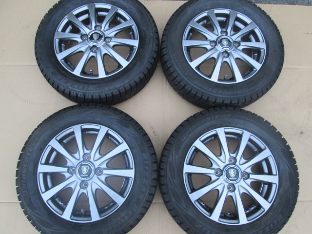 MANARAY アルミホイール 155/65R13　BS REVO GZ 4本