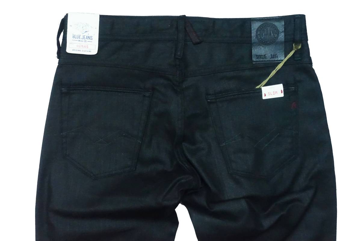 新品3.3万】 REPLAY リプレイ 大人の色気溢れる ブラックコーティング 