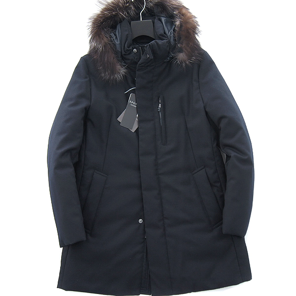 新品 定価9.2万! エポカウォモ シルバーフォックスファー装飾 