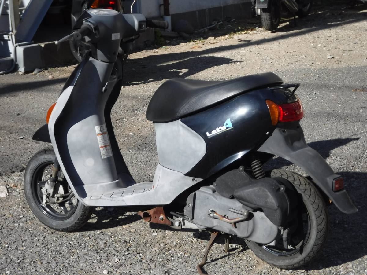 スズキ レッツ4 SUZUKI CA41A 現状車 原付 Yahoo!オークション 白 