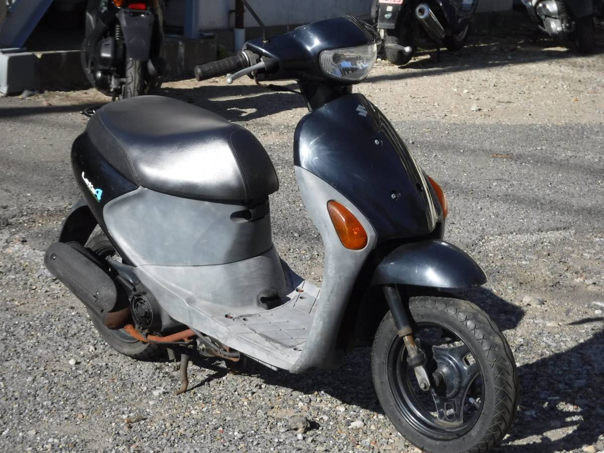 スズキ レッツ4 SUZUKI CA41A 現状車 原付 Yahoo!オークション 白 
