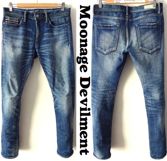 Moonage Devilment:ムーンエイジデビルメント□used加工□ストレッチ 