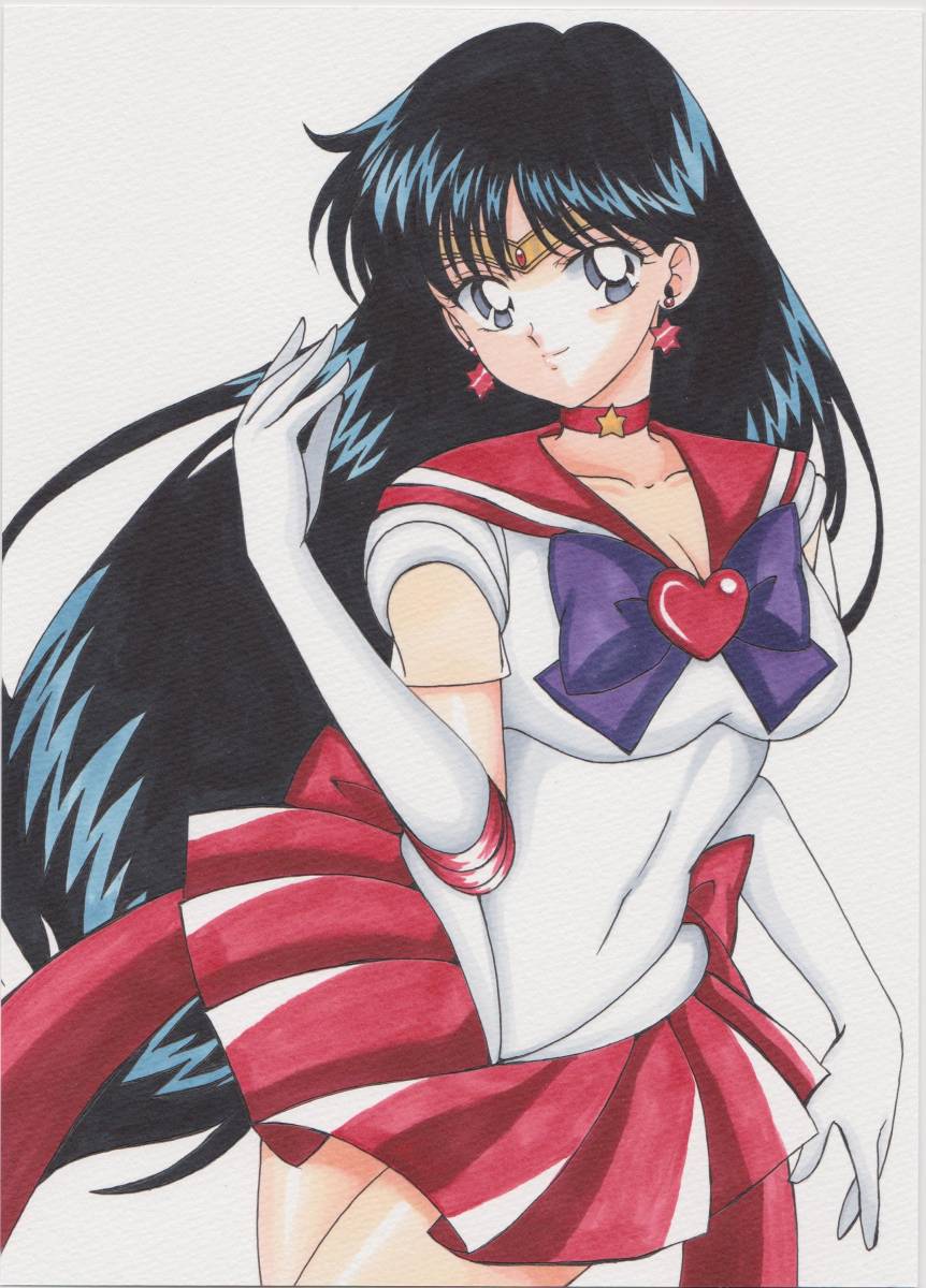 同人手描きイラスト☆セーラームーン☆レイ☆B5(手描きイラスト)｜売買