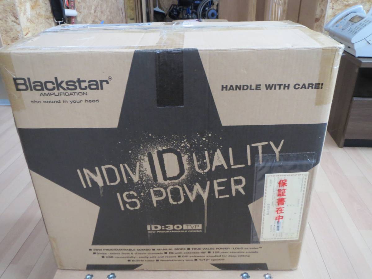 新品・未使用　　Blackstar　ギターアンプ　ID:30TVP 30W programmable combo　￥56，000(税抜)