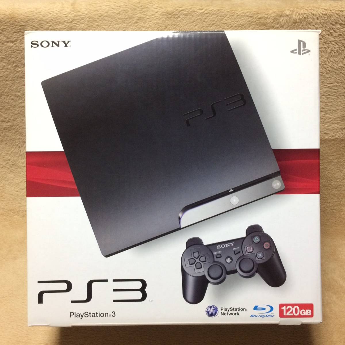 ◇新品◇PS3 CECH-2000A 120GB チャコールブラック○付属品完備○送100 