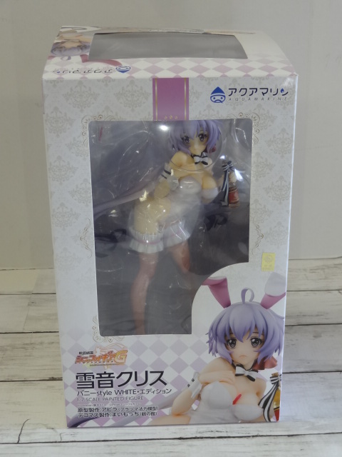 【アクアマリン】戦姫絶唱シンフォギアG 雪音クリス バニーstyle WHITE エディション　開封