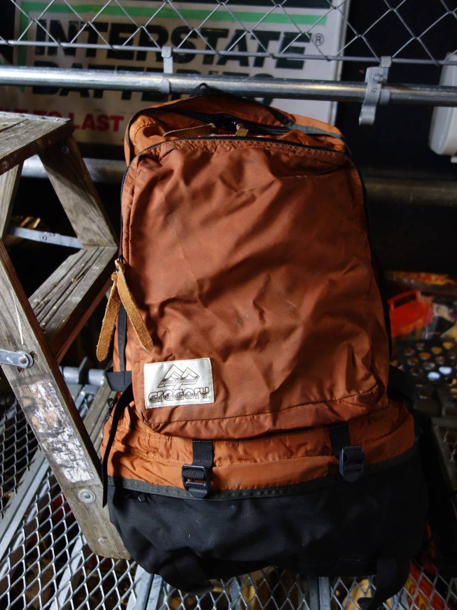 80s GREGORY グレゴリー ビンテージ 茶タグ 大型 バックパックの 80s GREGORY グレゴリー ビンテージ 茶タグ 大型 バックパックの
