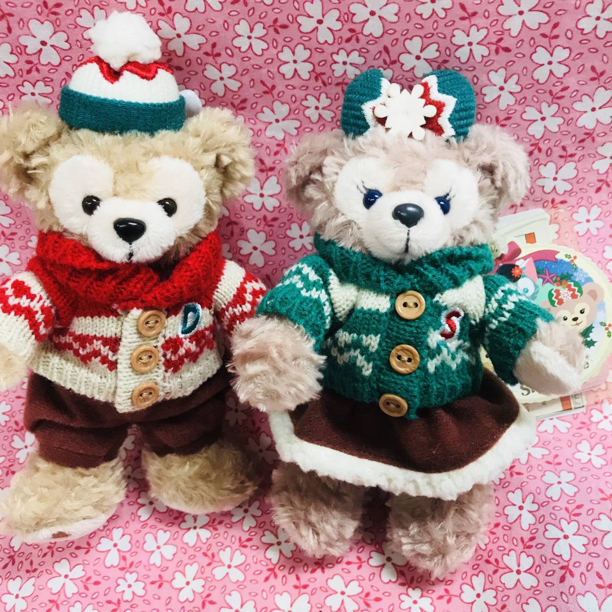 ダッフィー ぬいぐるみ クリスマス 2007 オープンマウス 旧毛 レア