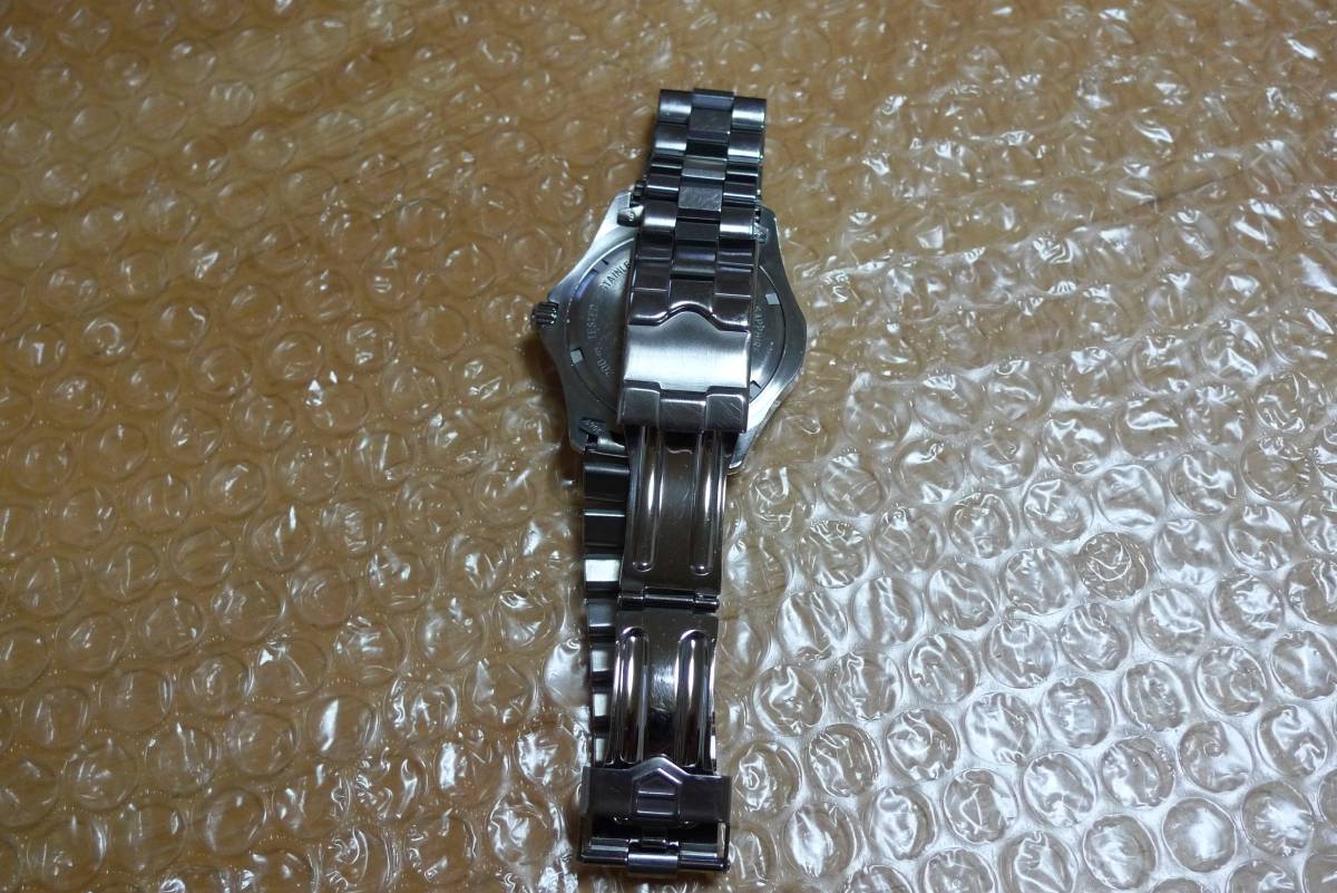 1円～ 外装磨き済み 美品 本物 TagHeuer タグホイヤー 6000 WH1115 革 