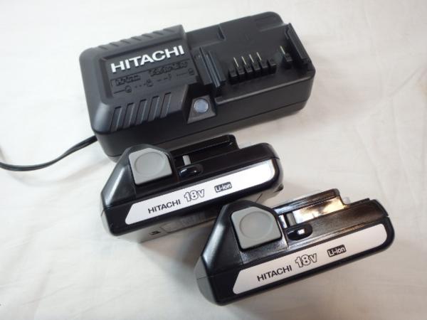 新品 日立工機 充電器 UC18YKSL＋軽量電池パック 18V BSL1815（1.5Ah）2個 セット　軽量！交換、予備用に！