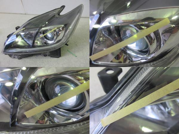 即決 トヨタ プリウス ZVW30 後期 純正 HID 左ヘッドライト KOITO 47