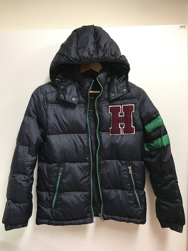 Tommy Hilfiger ロゴ フード付き ロング ダウンジャケット 全4色 Tommy