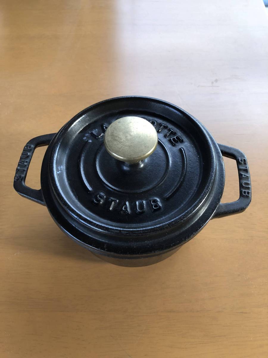 ストウブ 14cm ラウンド ピコ ココット ピコ・ココット ブラック STAUB