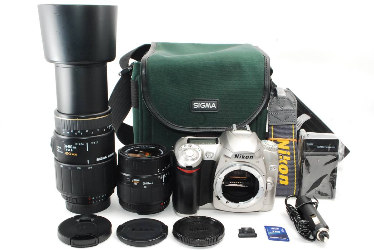 ✨近距離も遠距離も撮影可✨Nikon D50ダブルセット 初心者必見