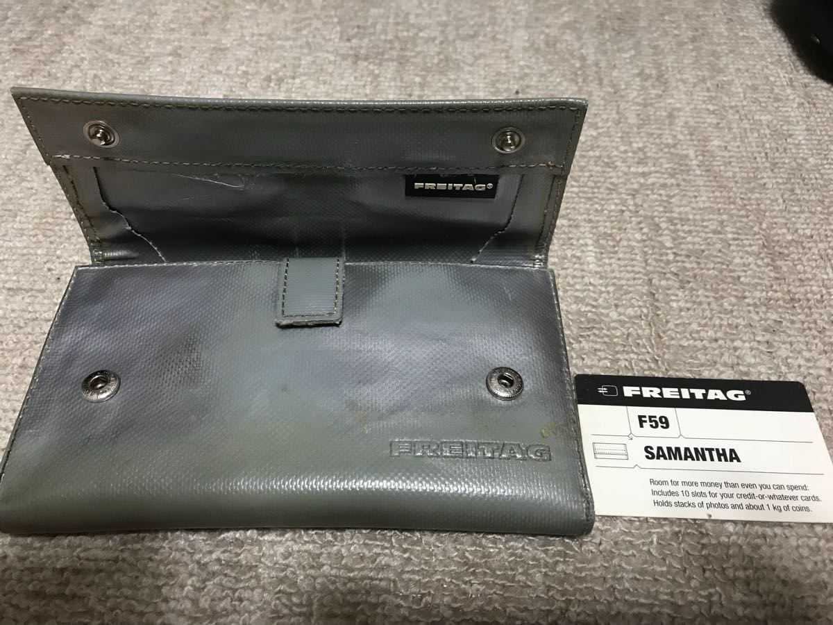FREITAG⁄フライターグ F59 SAMANTHA⁄サマンサ 長財布 シルバー FREITAG