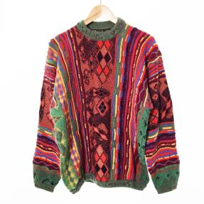 ○未使用 COOGI CLASSIC クージー カシミヤ100％ 長袖 クルーネック 