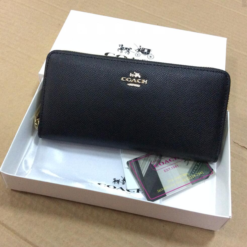 高品質，低価 COACH長財布 コーチ ファスナー ブラック(長財布（小銭入れあり）)｜売買されたオークション情報、yahooの商品情報をアーカイブ公開 - オークファン 長財布（小銭入れあり）