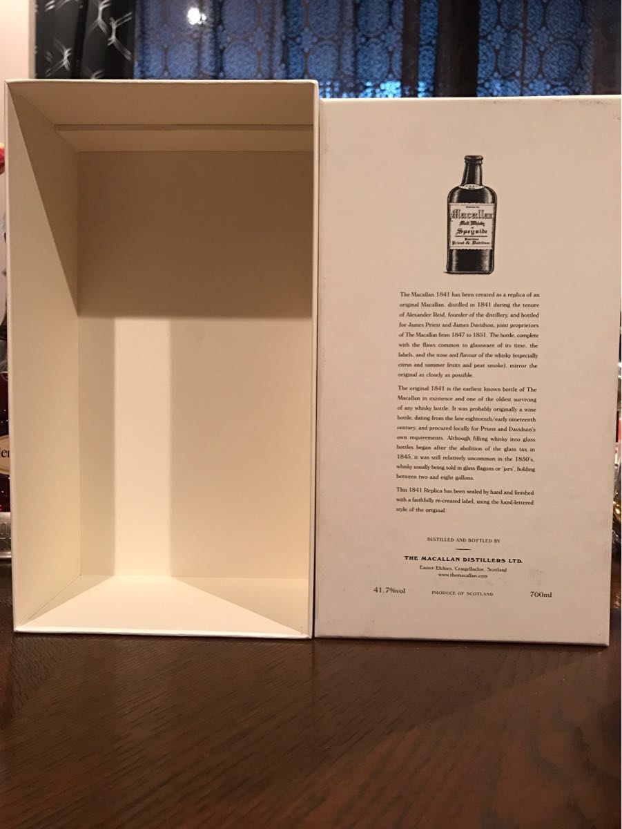 ☆ 希少 ☆ MACALLAN マッカラン 1841 レプリカ 700ml 41.7% ☆ 【公式