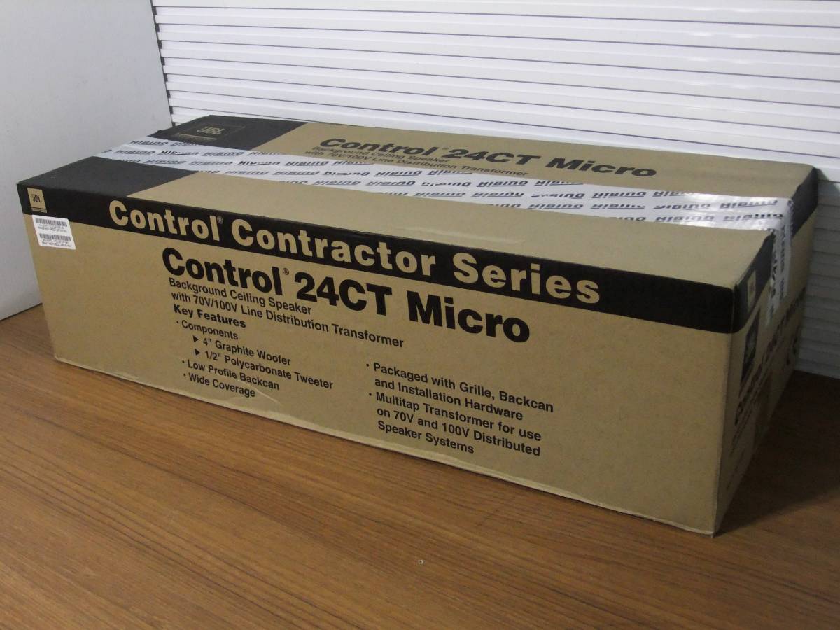 G1F◎　【未開封】　天井埋込スピーカー　JBL　Control 24C Micro